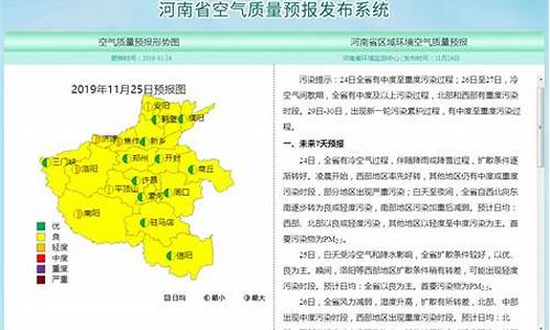 空气质量预报信息发布系统_空气质量指数预报