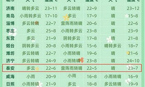 聊城一周天气预报10天_聊城天气预报7天一周