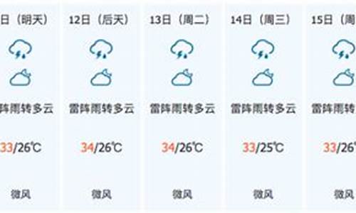 儋州天气预报30天查询_儋州天气预报30天查询百度百科电话