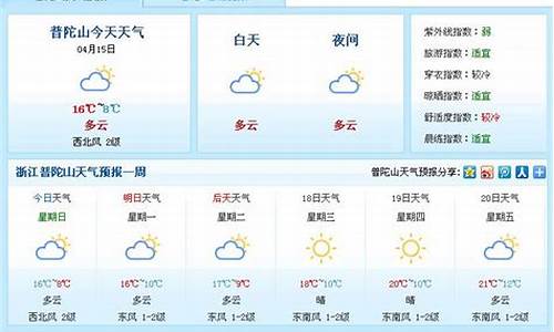 普陀山天气预报45天查询_普陀山天气预报17号至25号查询